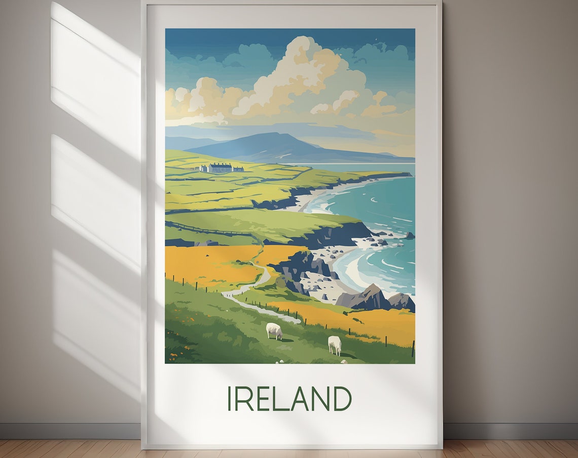 Ireland Travel Art Poster Print - Image 2