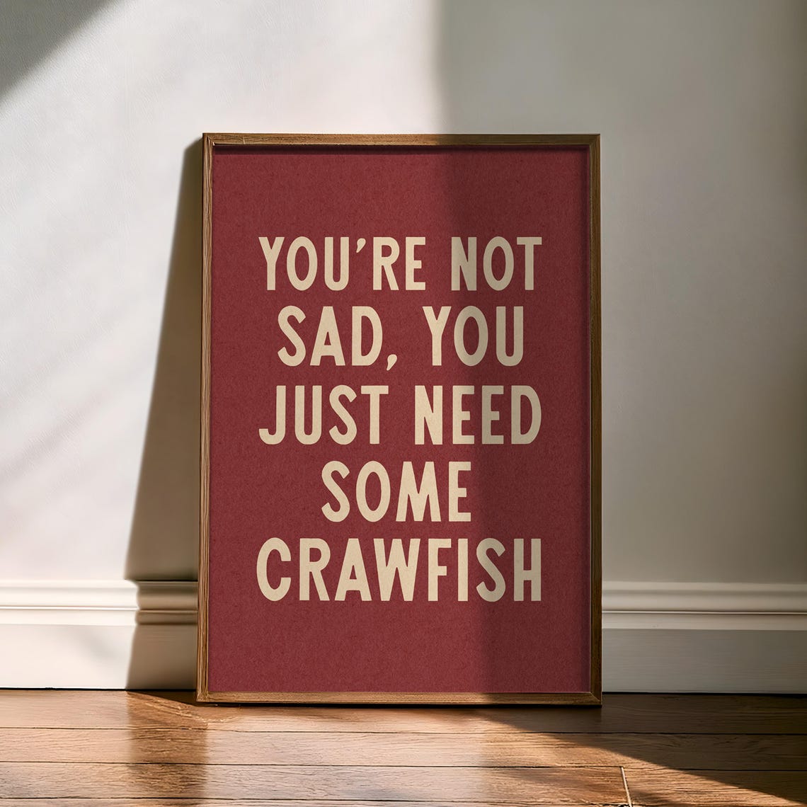 Need Some Crawfish Funny Quote Red Cajun Kitchen Louisiana Wall Poster - Image 4