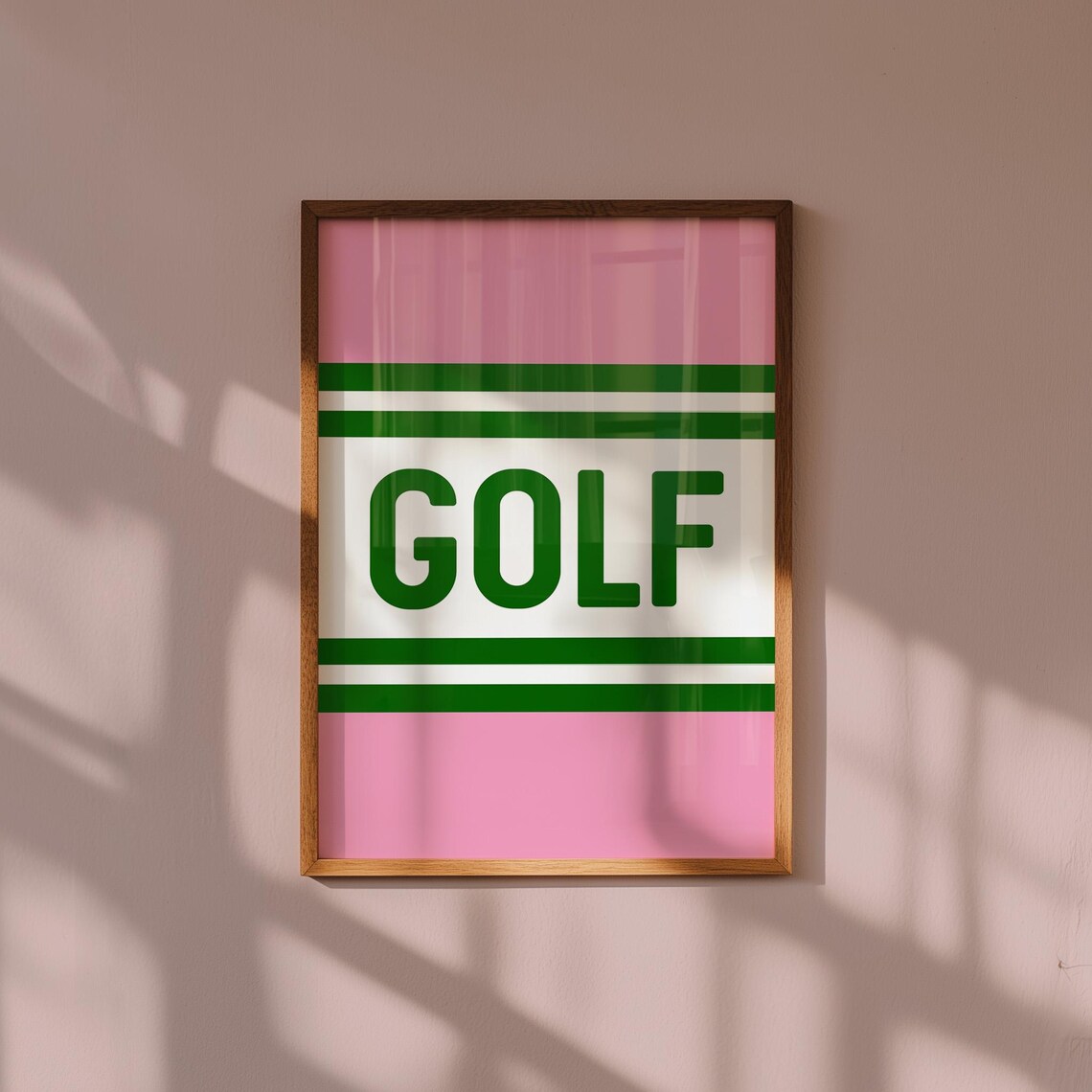 Golf Wall Art, Sports Print for Office Decor