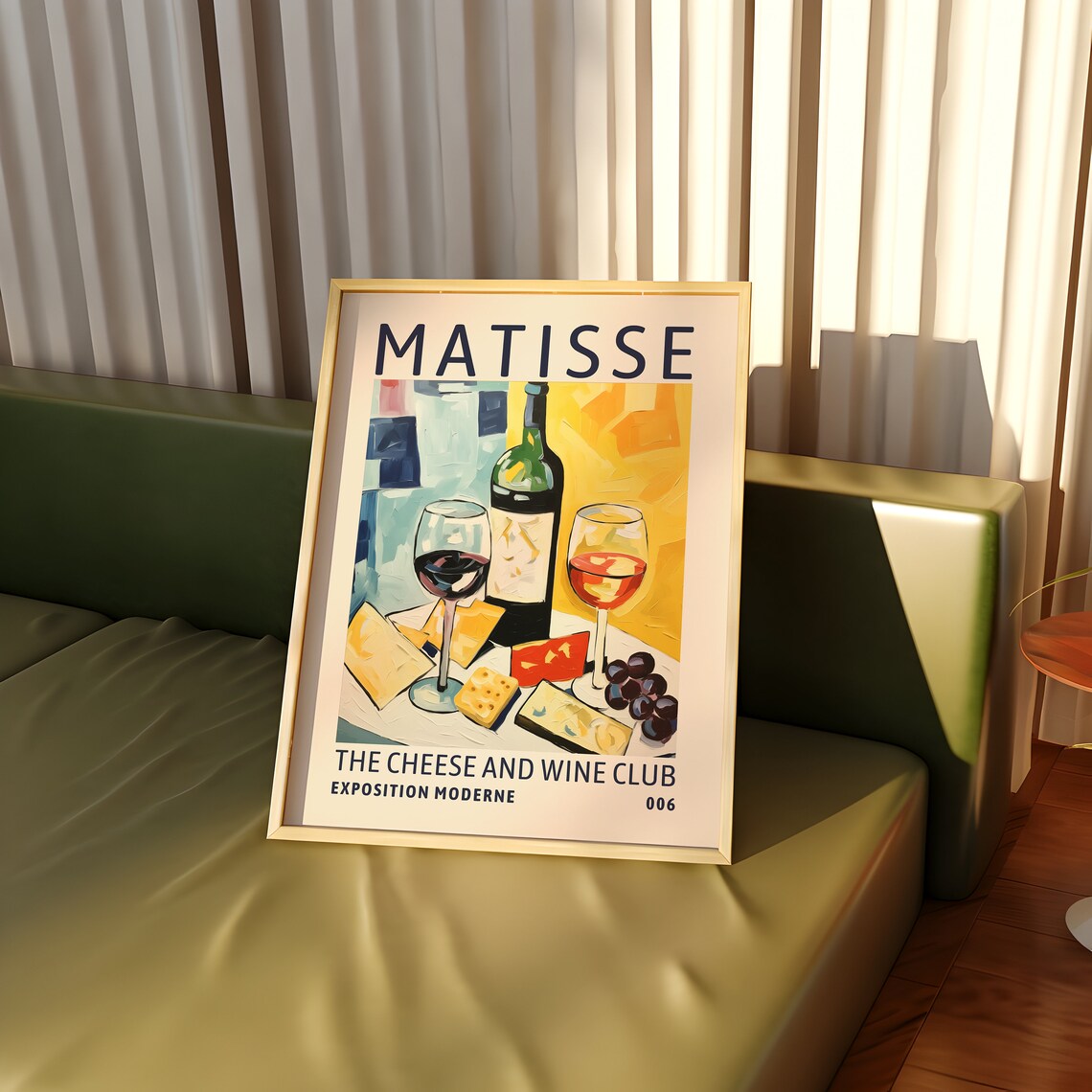 Henri Matisse Cheese And Wine Club Art Print - Image 2