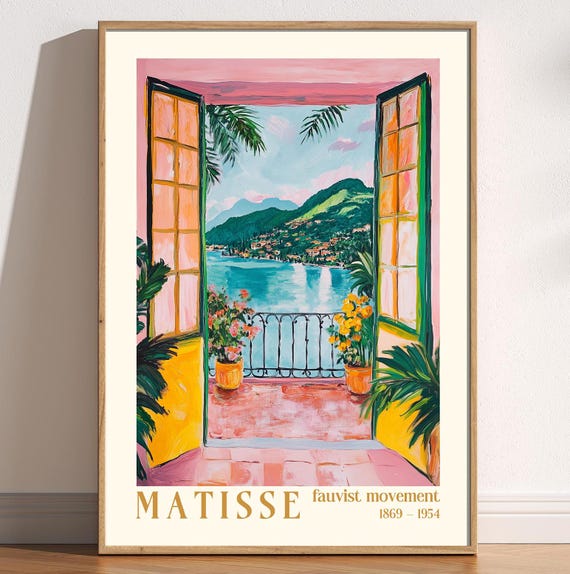 Open Window Henri Matisse Fauvism Wall Art Print