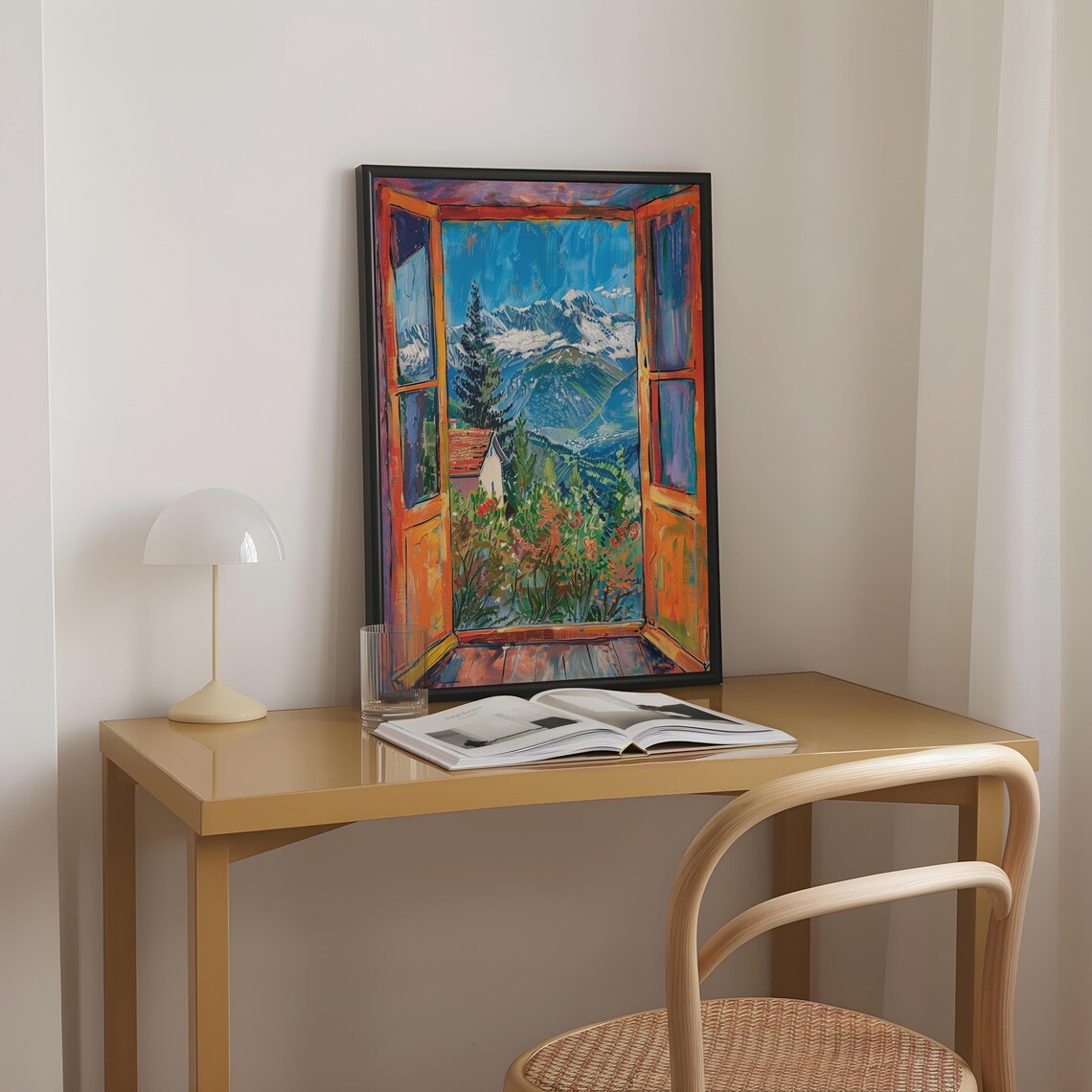 Open Window, Matisse-Inspired Fauvism Print - Image 4