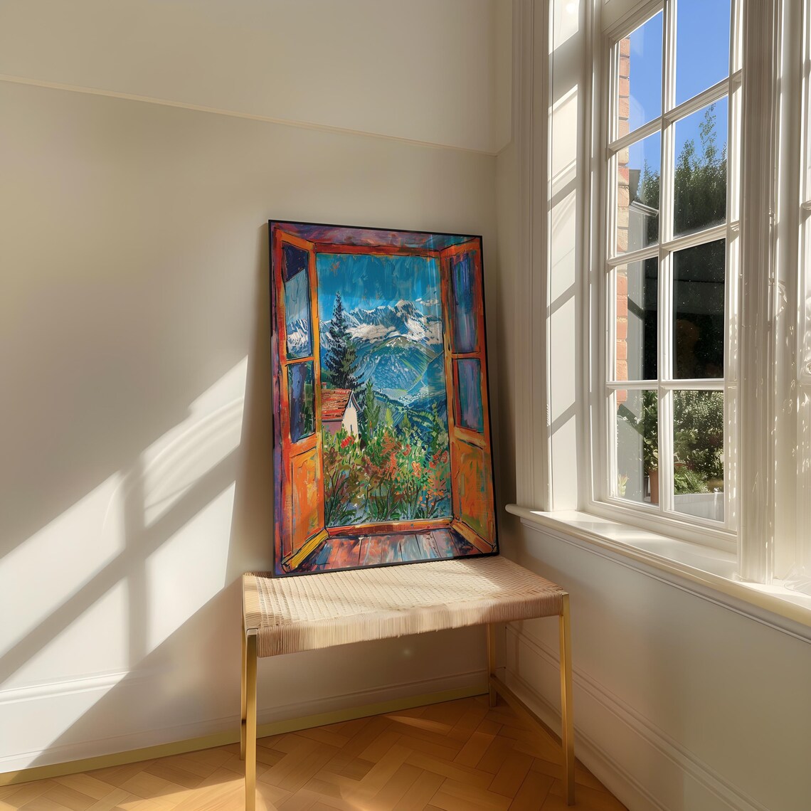 Open Window, Matisse-Inspired Fauvism Print - Image 2