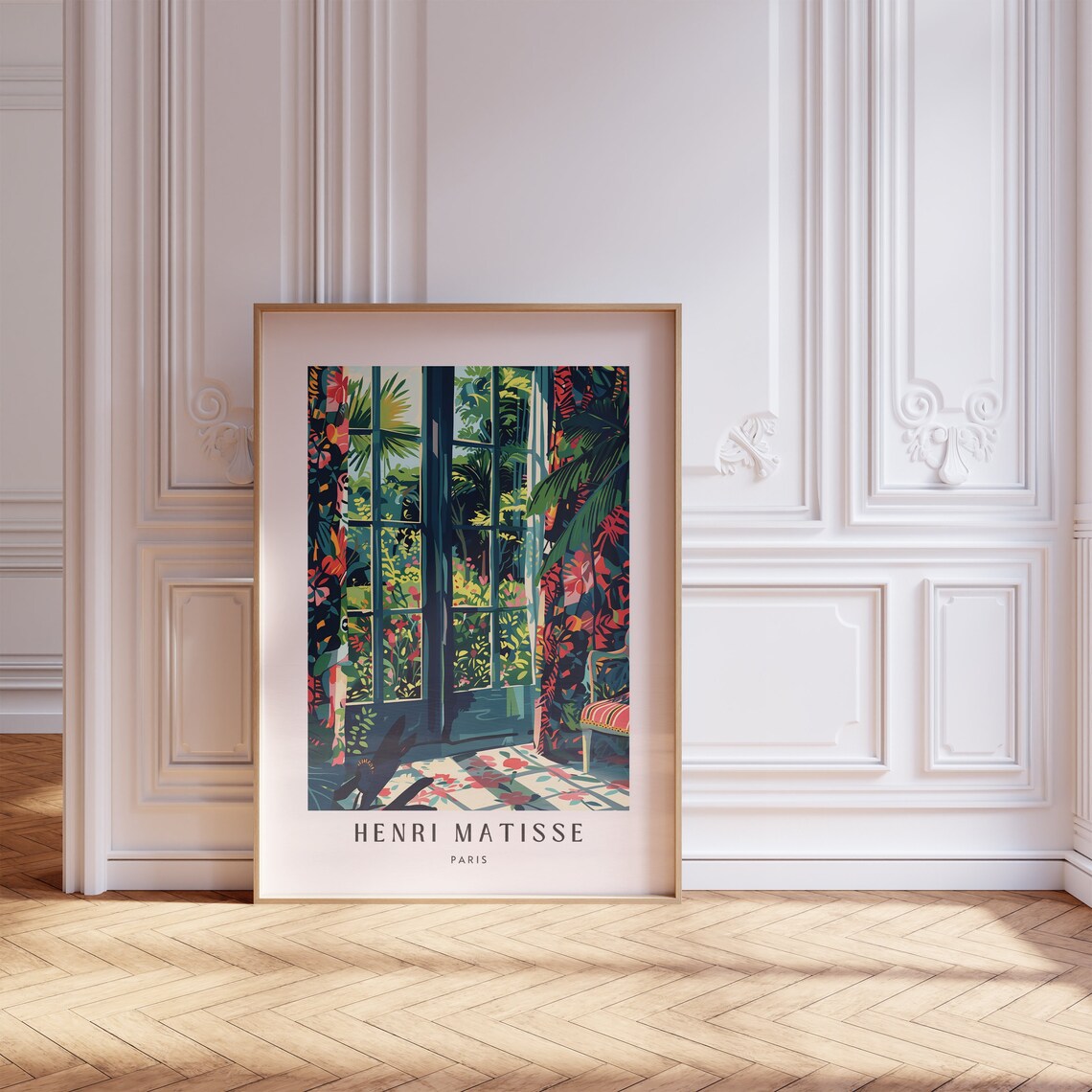 Henri Matisse-Inspired Art Print, Gallery Wall Poster