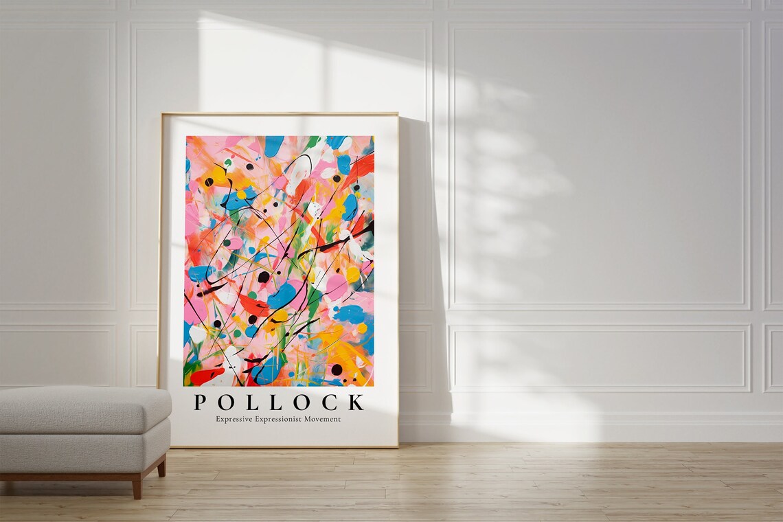 Jackson Pollock Abstract Modern Art Print