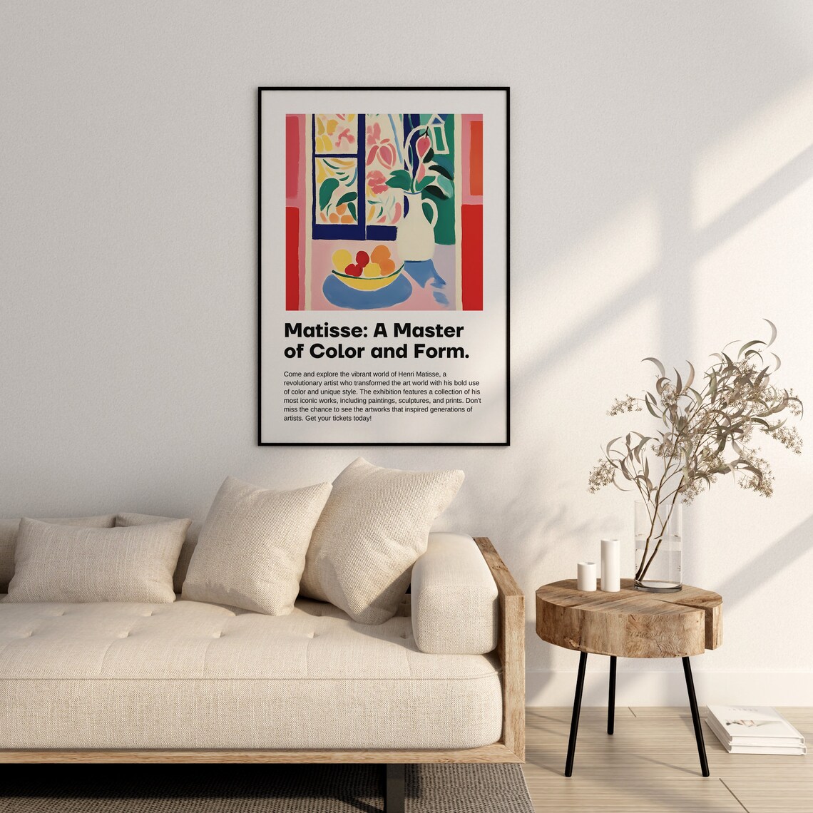 Henri Matisse Master of Color and Form Fruit Still Life Poster - Image 2