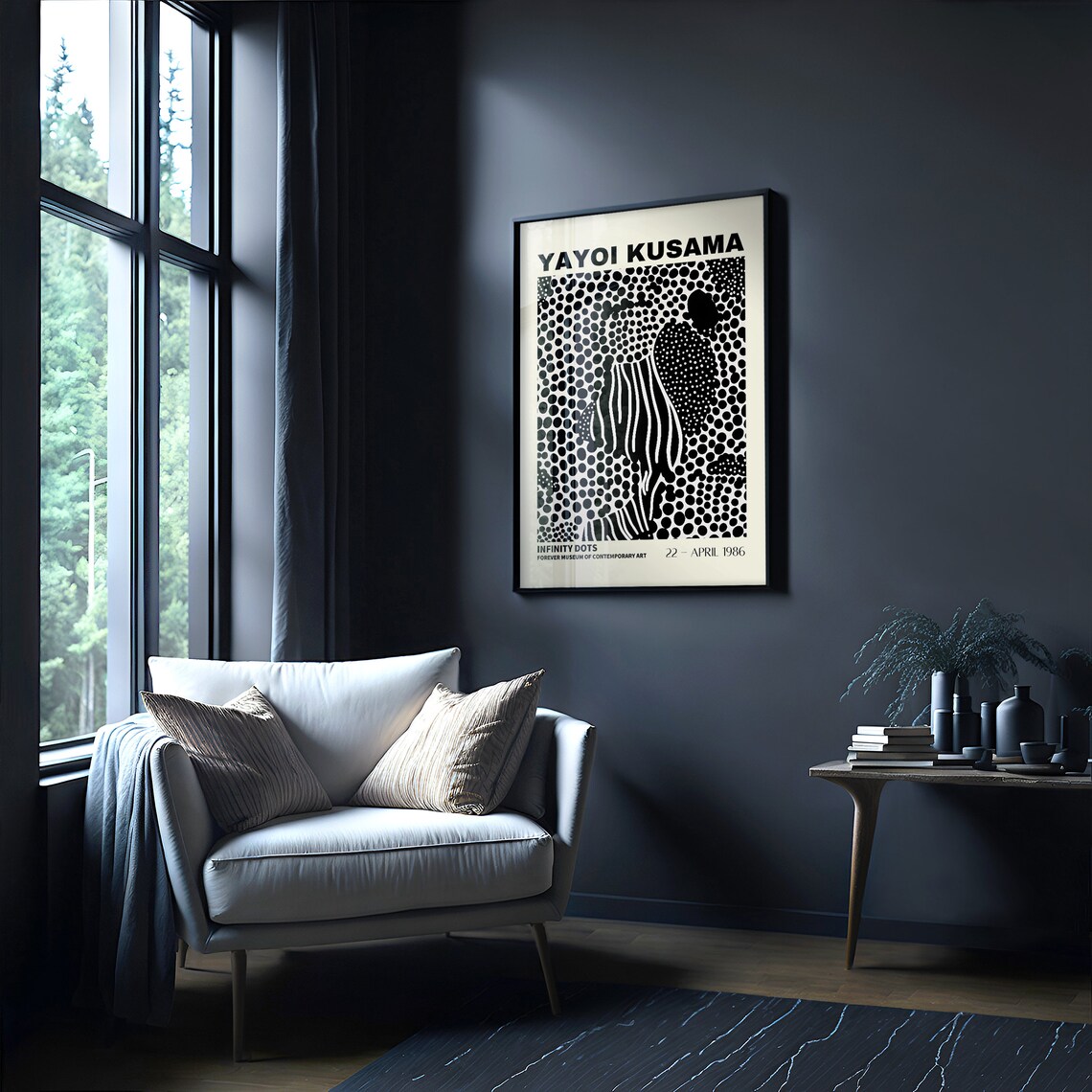 Yayoi Kusama Abstract Japanese Gallery Wall Art Poster - Image 2