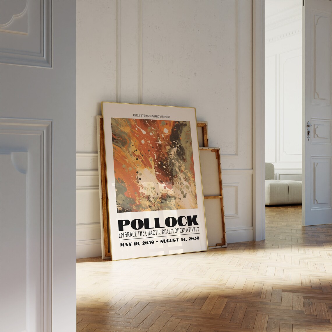 Jackson Pollock Abstract Wall Art, Maximalist Poster - Image 2