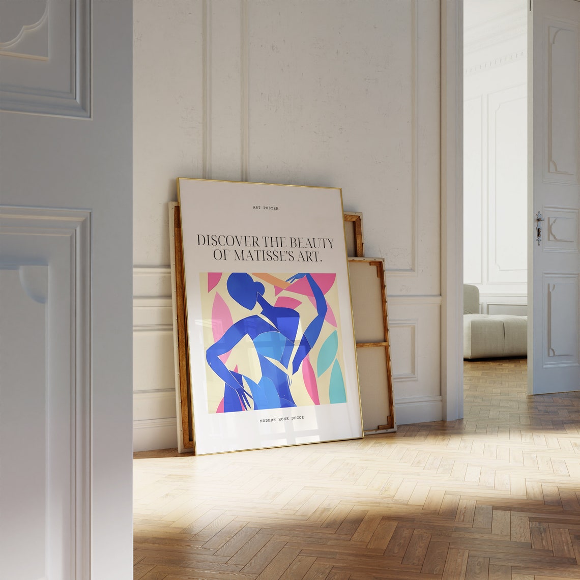 Henri Matisse Blue Dancer Cut Out Modern Dance Silhouette Poster - Image 4