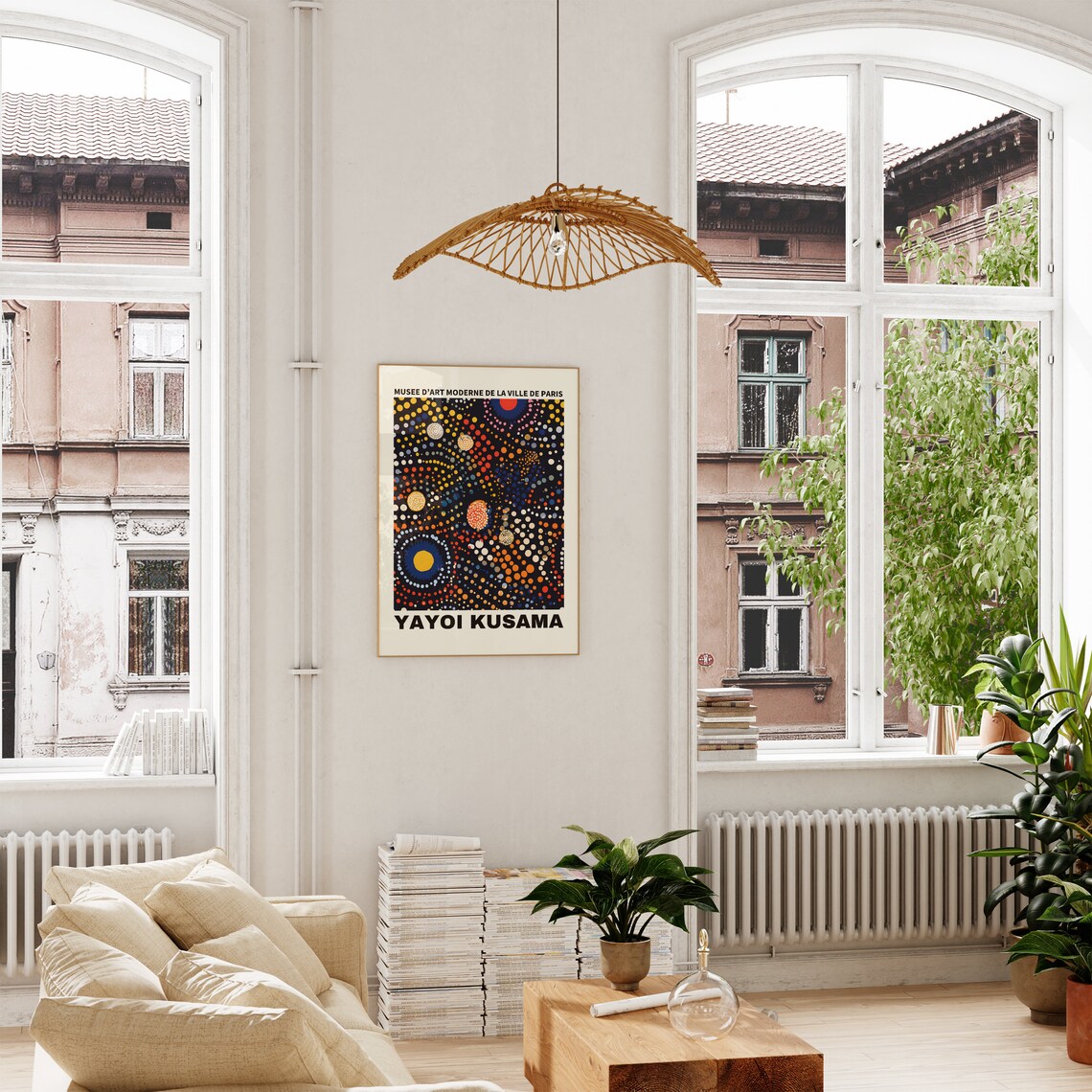 Yayoi Kusama Inspired Japanese Gallery Wall Art Poster - Image 5