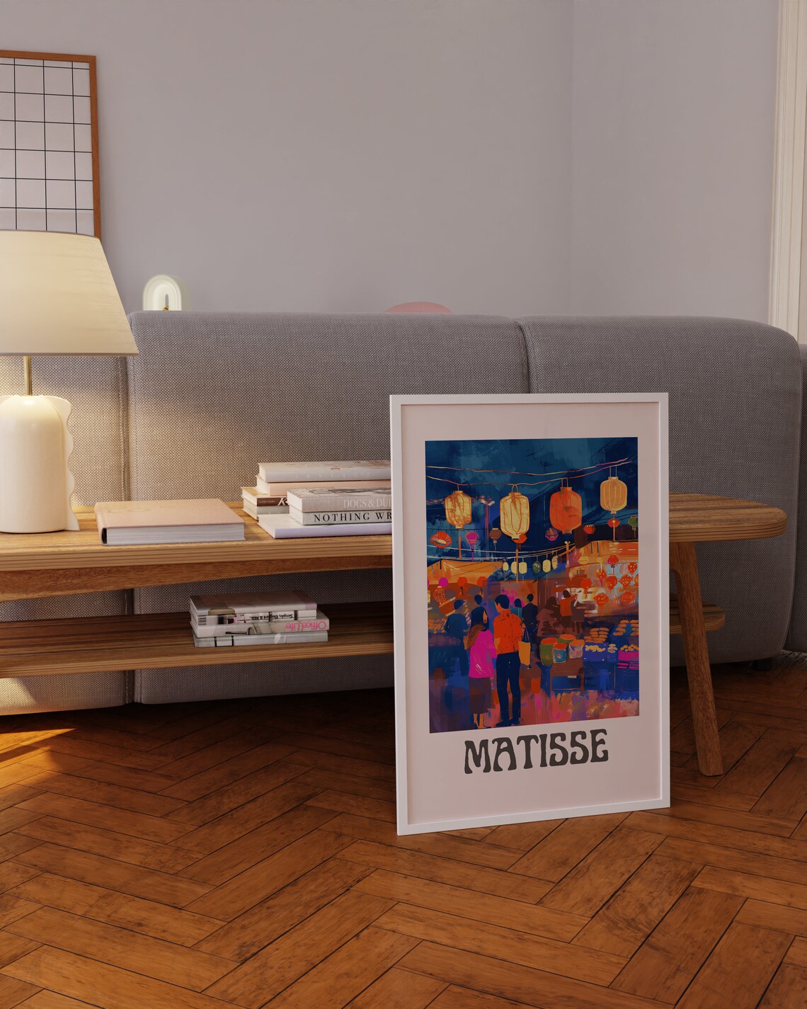 Henri Matisse Lantern Festival Night Crowd Fauvist Art Poster - Image 3