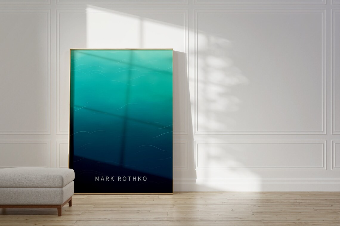 Mark Rothko Exhibition Print, Museum Poster