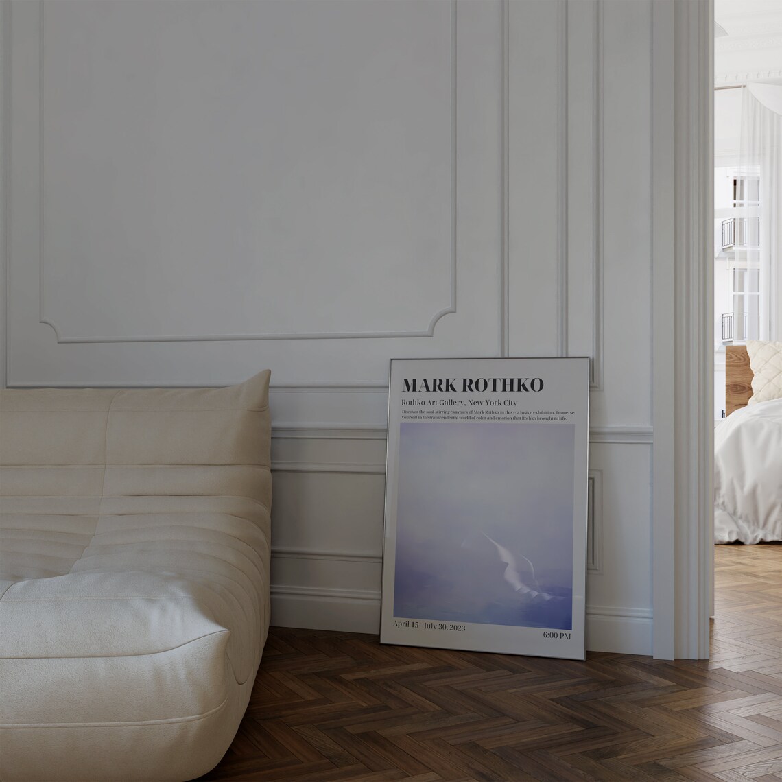 Mark Rothko Exhibition Poster, Living Room Art Print - Image 3