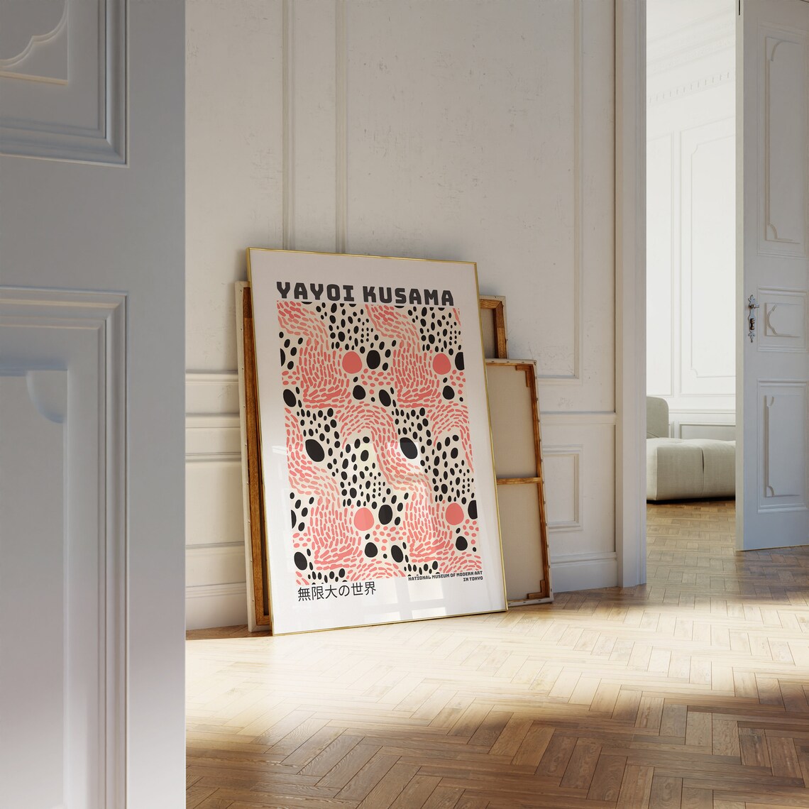 Yayoi Kusama Abstract Poster, Japandi Wall Art - Image 3
