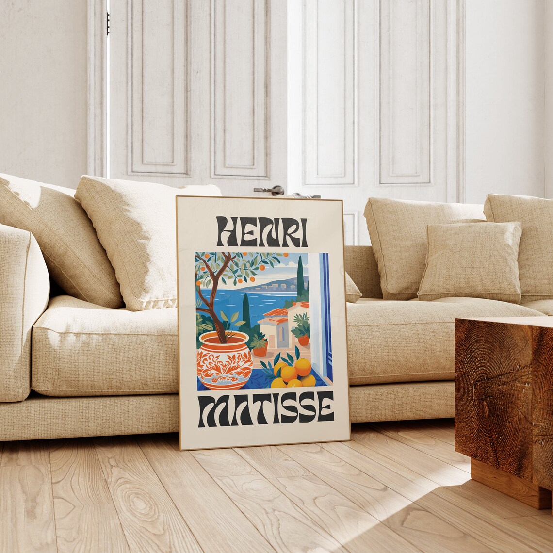 Matisse Minimalist Floral Poster, Modern Gallery Art - Image 2