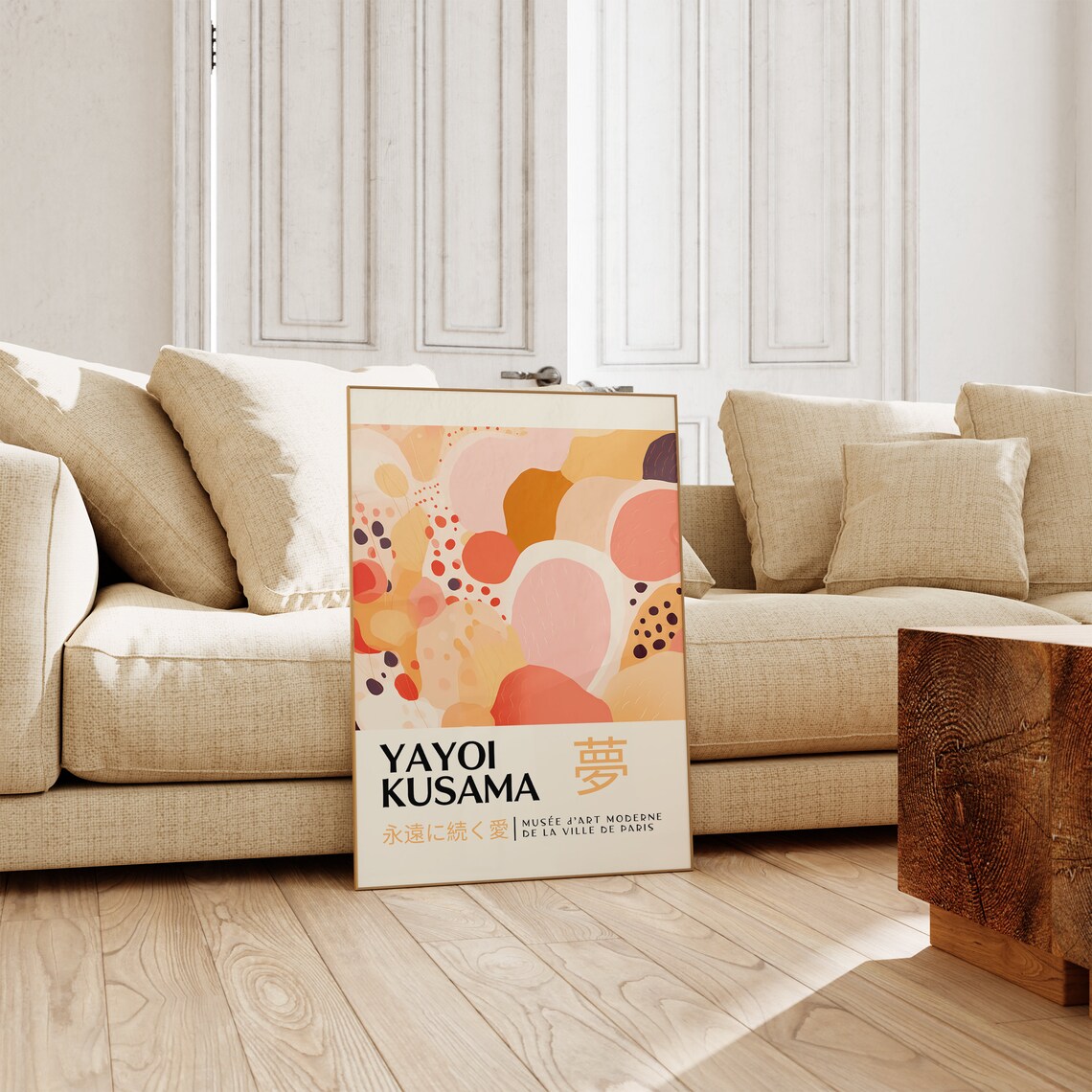 Yayoi Kusama Abstract Japanese Wall Art Poster - Image 4