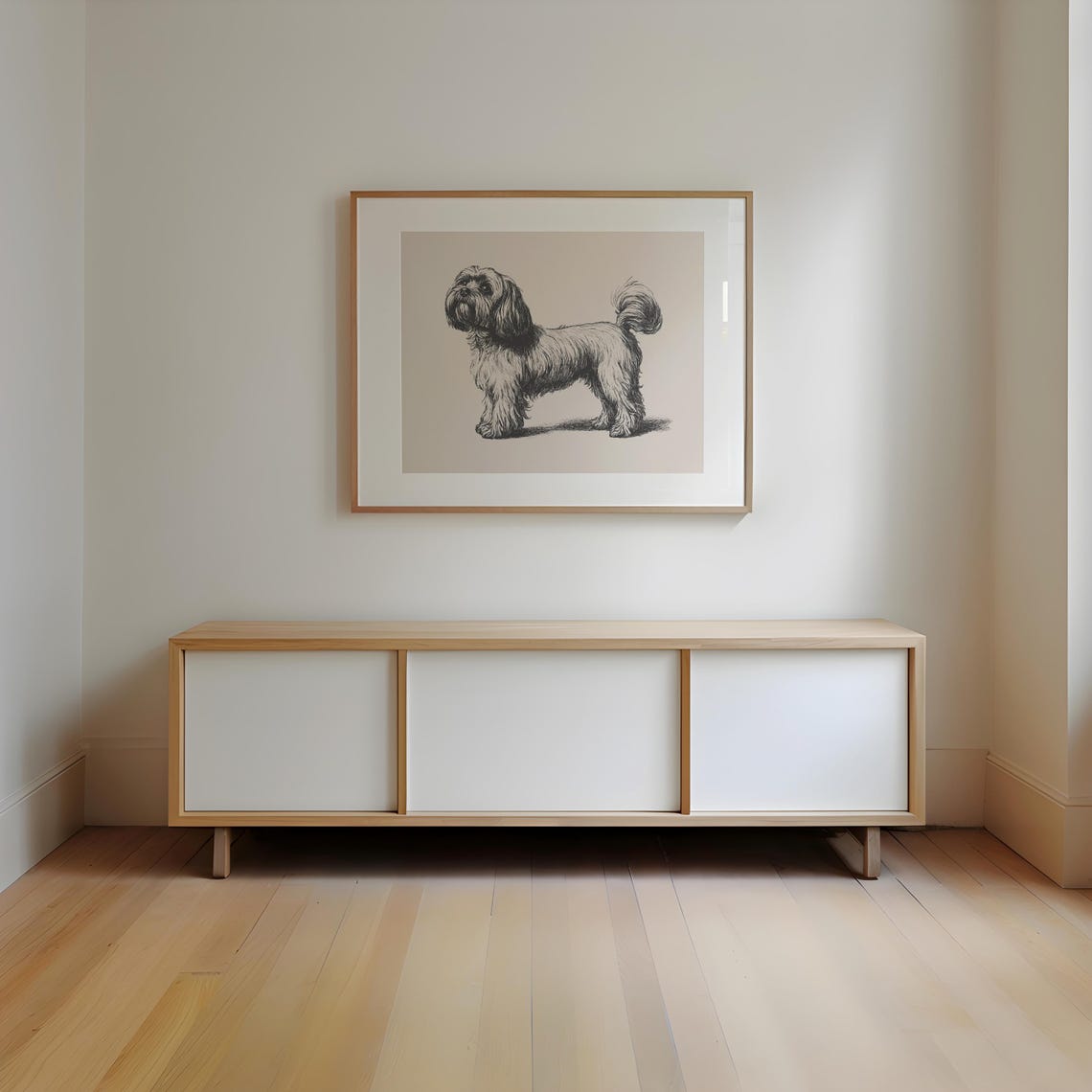Havanese Vintage Print Dog Vintage Poster Dog Wall Art Decor Antique Vintage Painting Country Wall Art Dog Drawing Farmhouse Print - Image 2