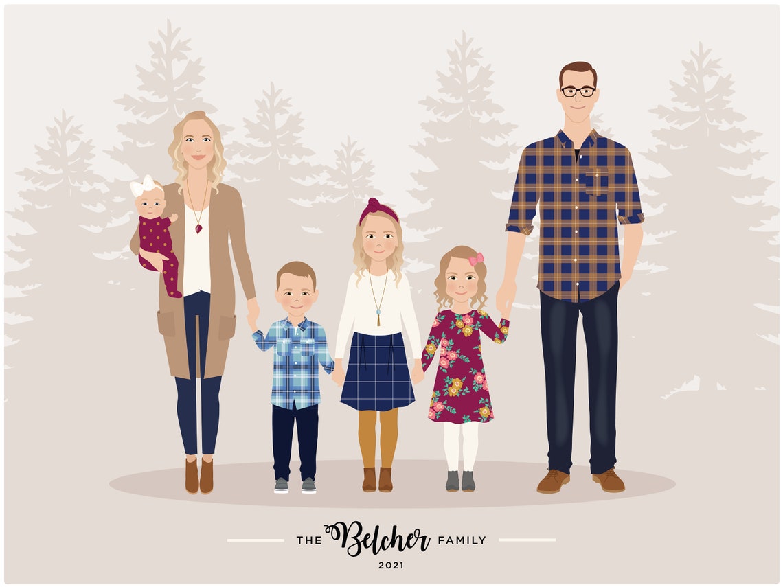 Custom Portrait - Additional Person - Image 4