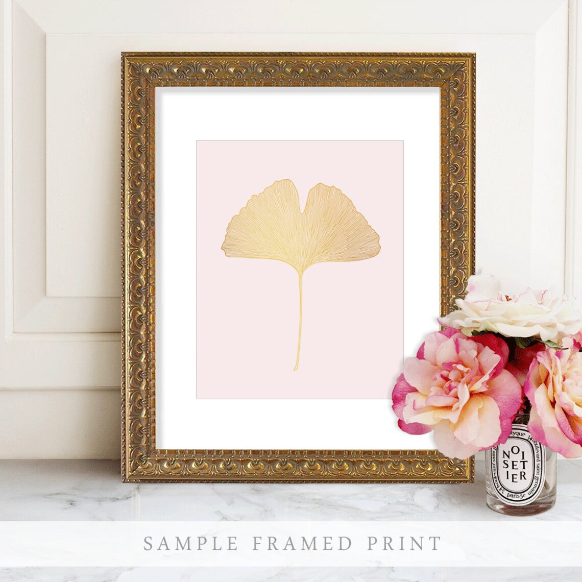 Dark Antique Gold Wood Frame for Wall Art Print - Image 3