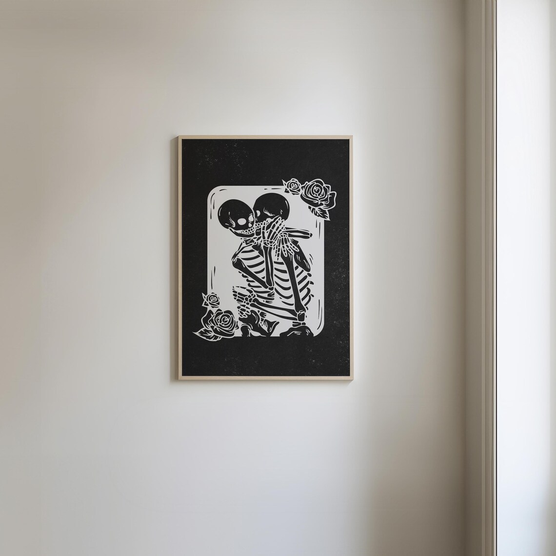 Skeleton Lovers Halloween Decor, Quirky Poster - Image 5