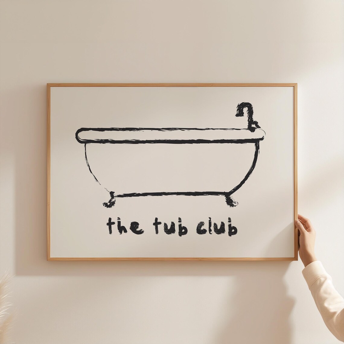 The Tub Club Print, Retro Bathroom Wall Art - Image 5