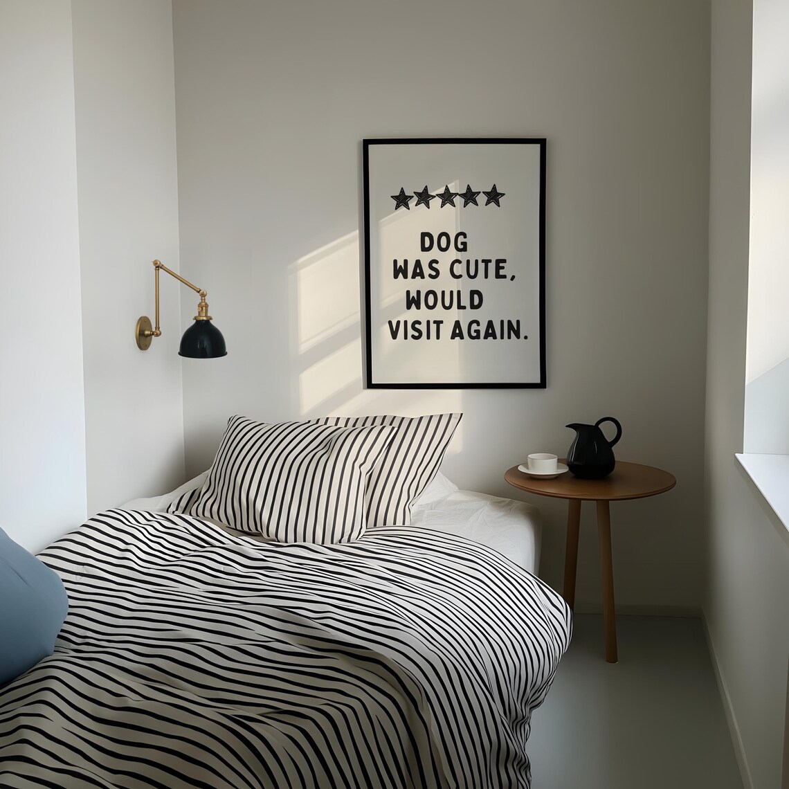 Funny Dog Quote Poster, Quirky Dog Lover Decor - Image 2
