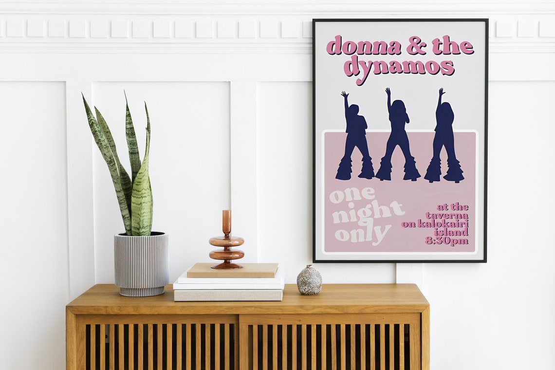 Donna and the Dynamos One Night Only Retro Disco Concert Poster - Image 2