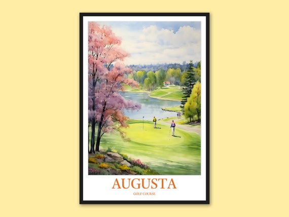 Augusta Golf Course Print Travel Wall Art