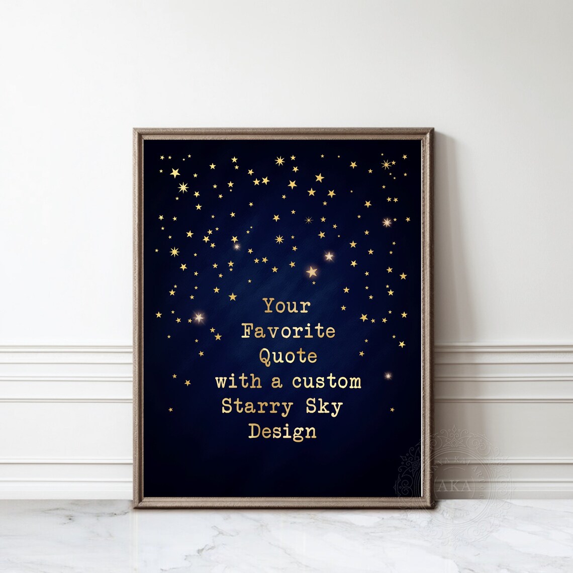 Custom Quote Print, Gold Foil Personalized Art Print - Image 5