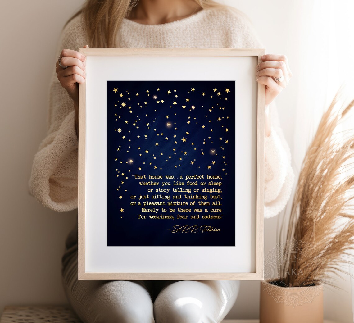 J.R.R. Tolkien Quote Art Print, Lord of the Rings - Image 5