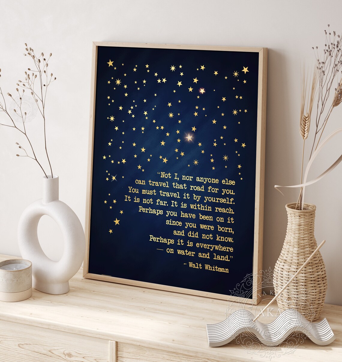 Walt Whitman Leaves Of Grass Inspirational Art Print - Image 4