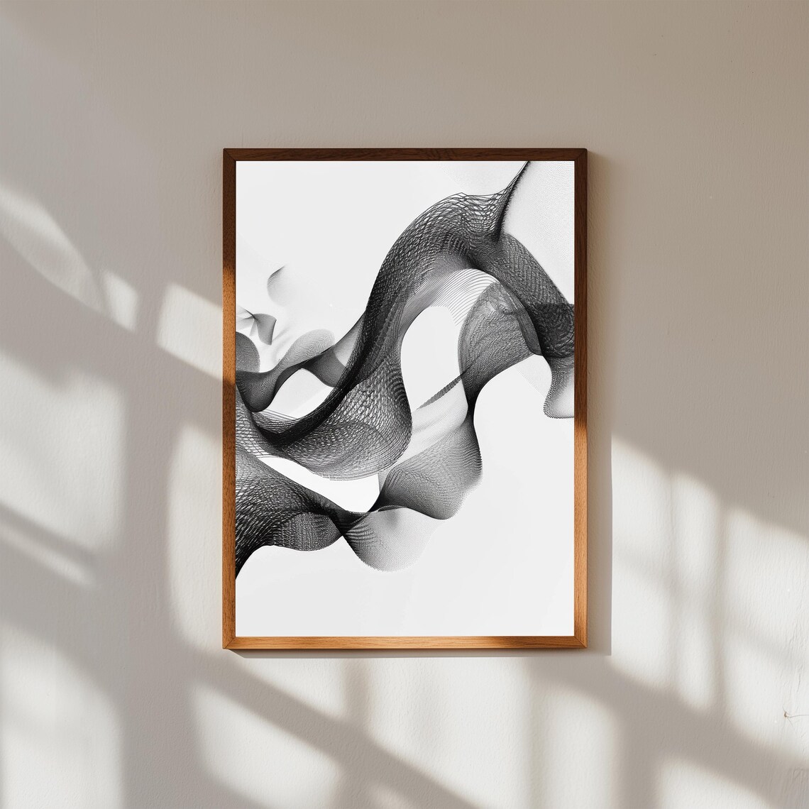 Minimalist Abstract Line Art, Modern Wall Decor