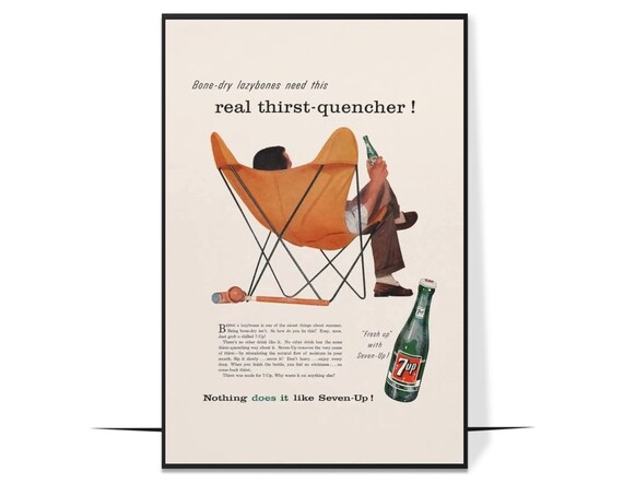 Retro Drink Posters Ad Soda Pop Ad Soft Drink Posters Lemon Liime Barware Poster Painting Wall Art Poster For Bedroom Living Room Decor