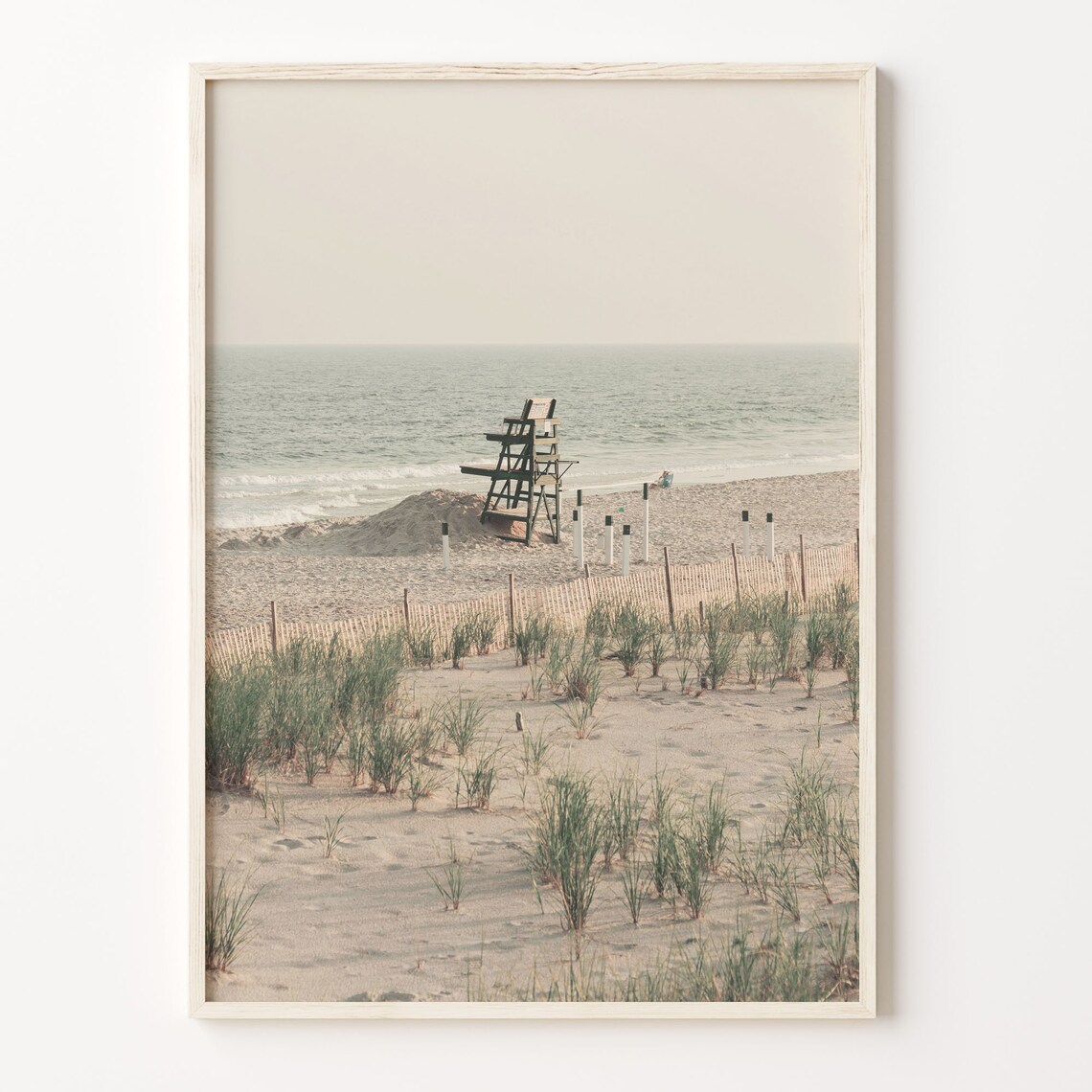Lifeguard Stand Colorful Boho Photo Wall Art Print