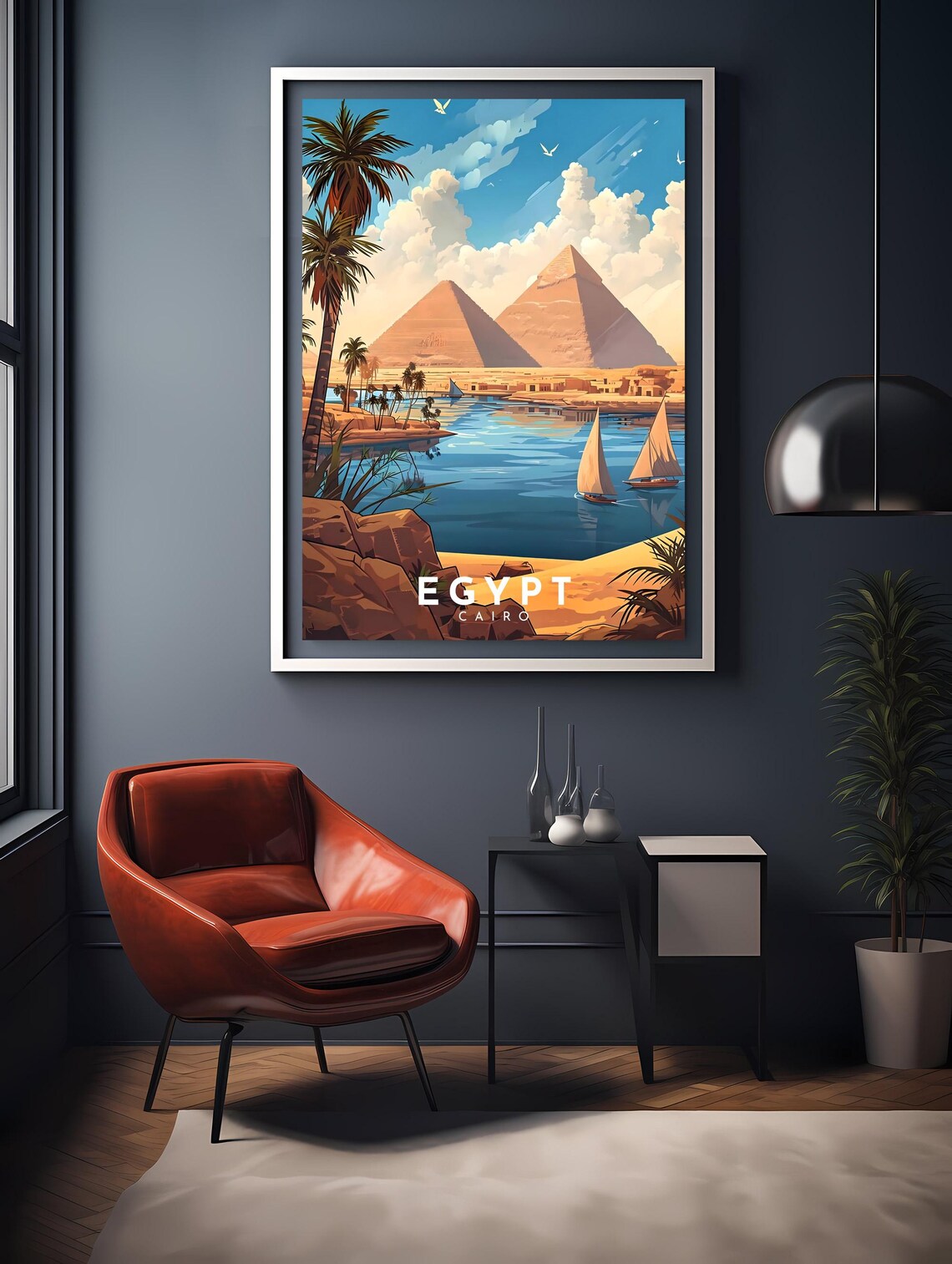 Egypt Travel Poster, Cairo Travel Poster Print - Image 2