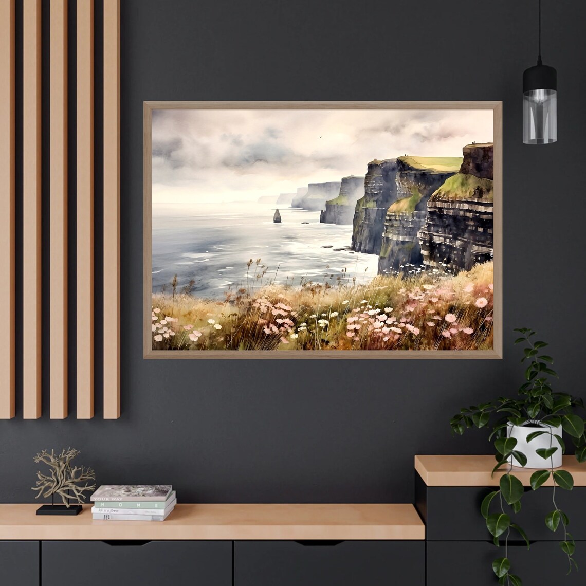 Cliffs Of Moher, Ireland Watercolor Travel Poster - Image 4