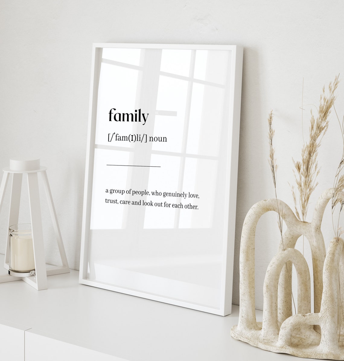 Family Definition Print Home Decor Gift Family Gift Wall Art Print Quote Print Family Wall Decor Family Print Family - Image 5