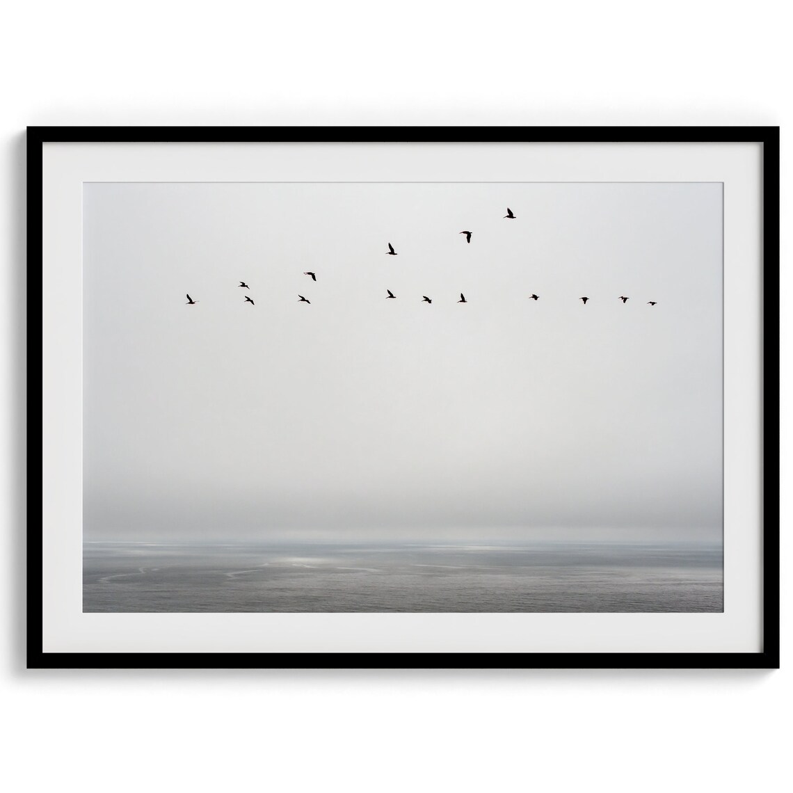 Minimalist Ocean Bird Photography Print, Pacific Northwest - Image 3