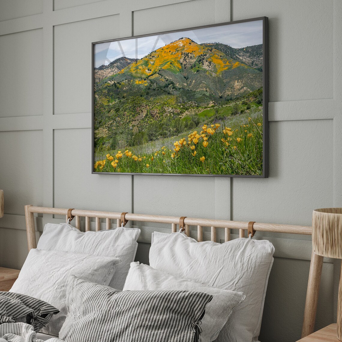 California Poppy Super Bloom Golden Hillside Wildflower Field Poster - Image 5