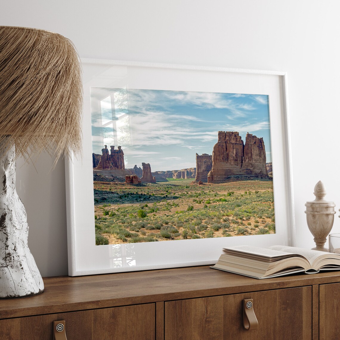 Arches National Park Utah Red Rock Formations Desert Vista Poster - Image 3