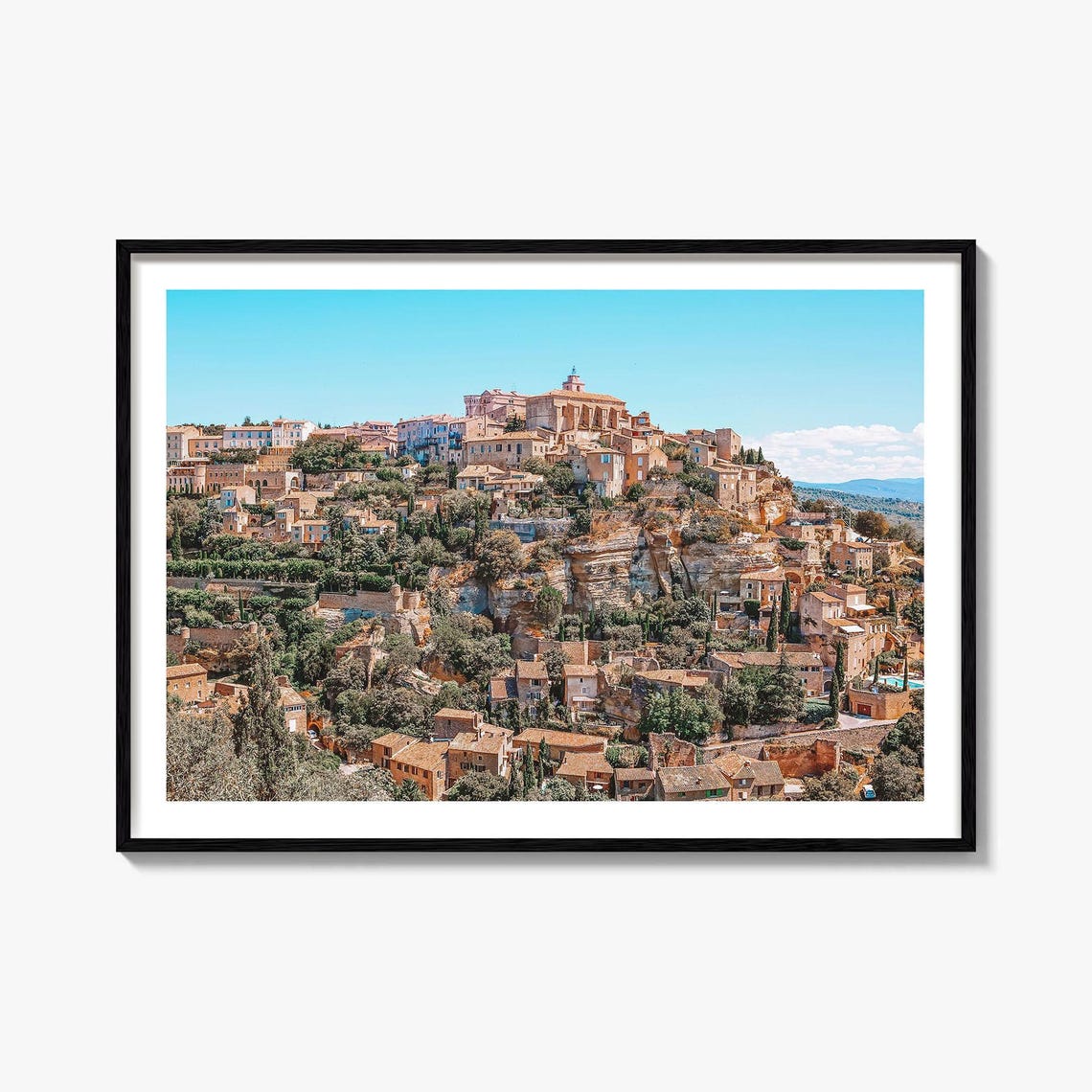Aix En Provence Hilltop Village In The French Countryside Poster