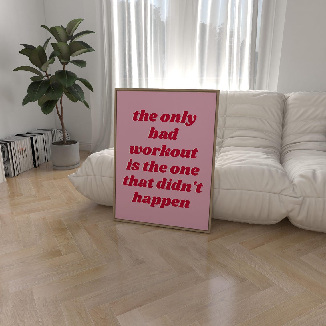 Girly Gym Decor Pink And Red Gym Girl Wall Art Decor Gym Girl Room Decor Pink Trendy Gym Girl Poster Red And Pink Gym Girl Aesthetic - Image 6