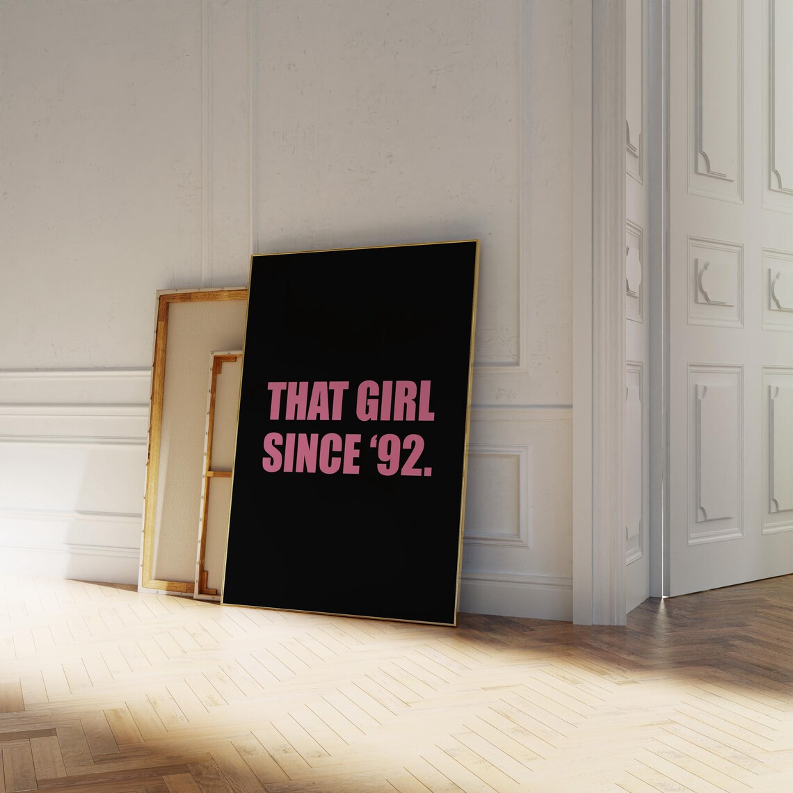 That Girl It Girl Pink Aesthetic Poster Print - Image 2