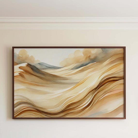 Nature Gift Dunes Wall Art Desert Sand Print For Home Decor Housewarming Family New Decoration
