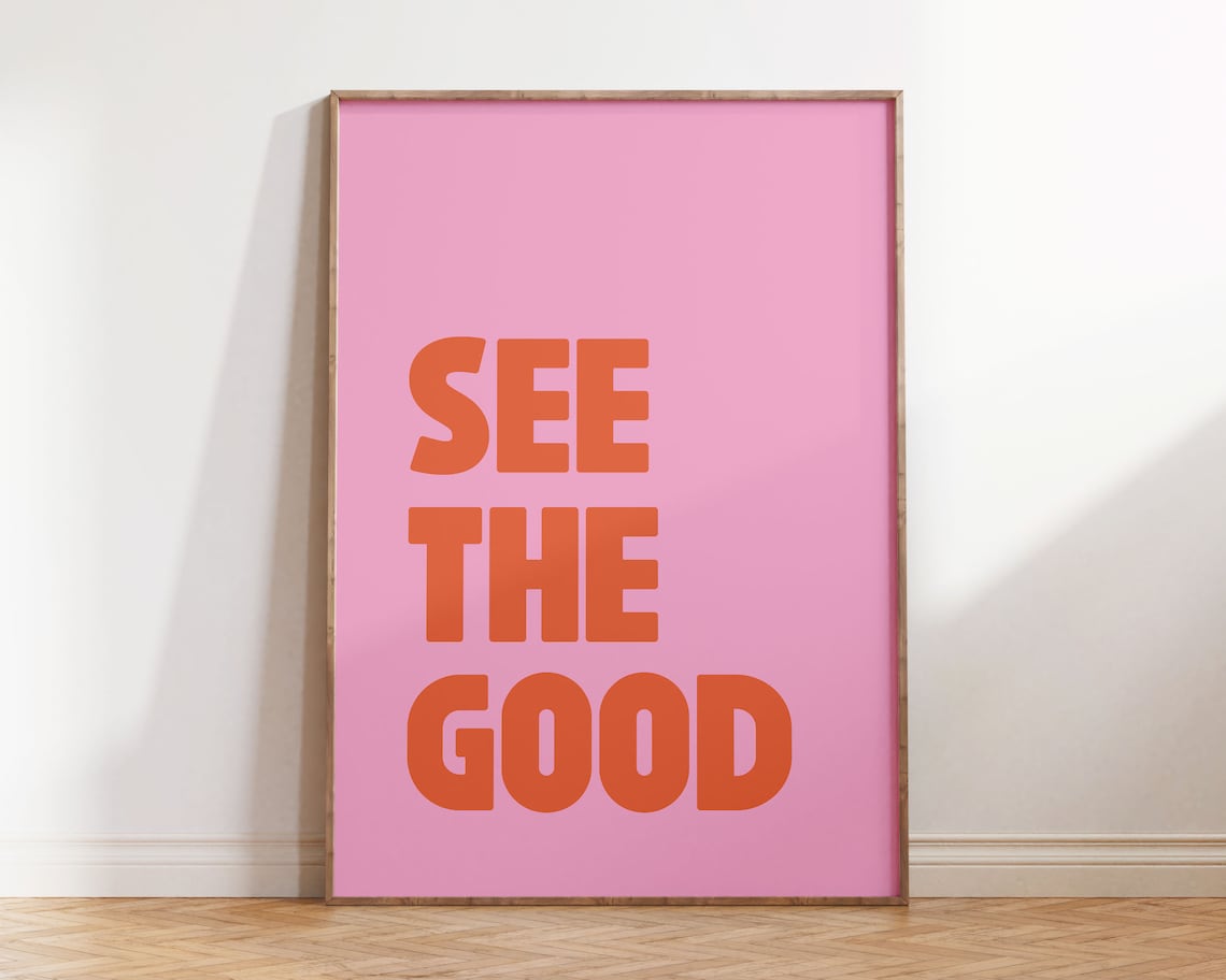 Picasso The Dance, Funky Pink Orange Poster