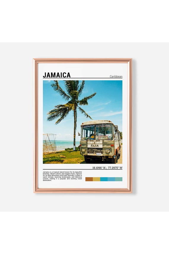Jamaica Wall Art Jamaica Photo Jamaica Decor Jamaica Poster Print Jamaica Caribbean