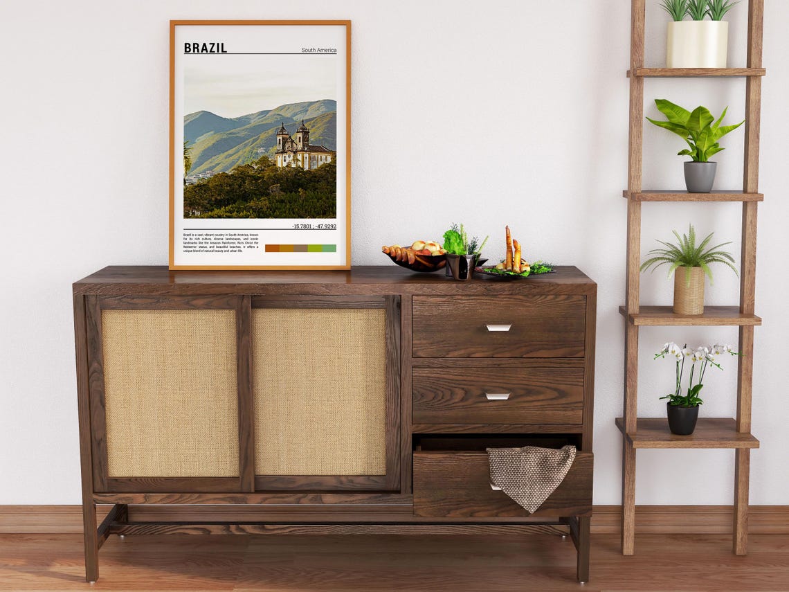 Brazil Print Brazil Poster Brazil Wall Art Brazil Travel Brazil Artwork Brazil Art Brazil Photo - Image 6
