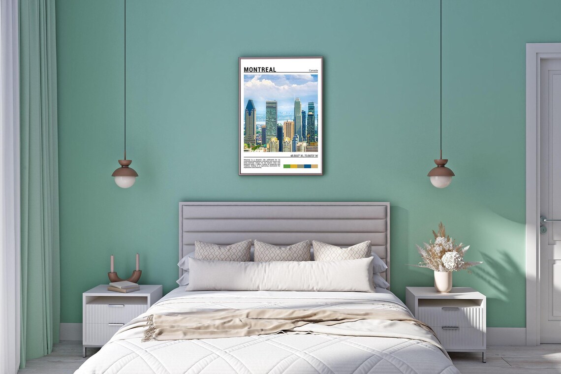 Montreal Canada Downtown Skyline Daytime Towers Photo Poster - Image 5