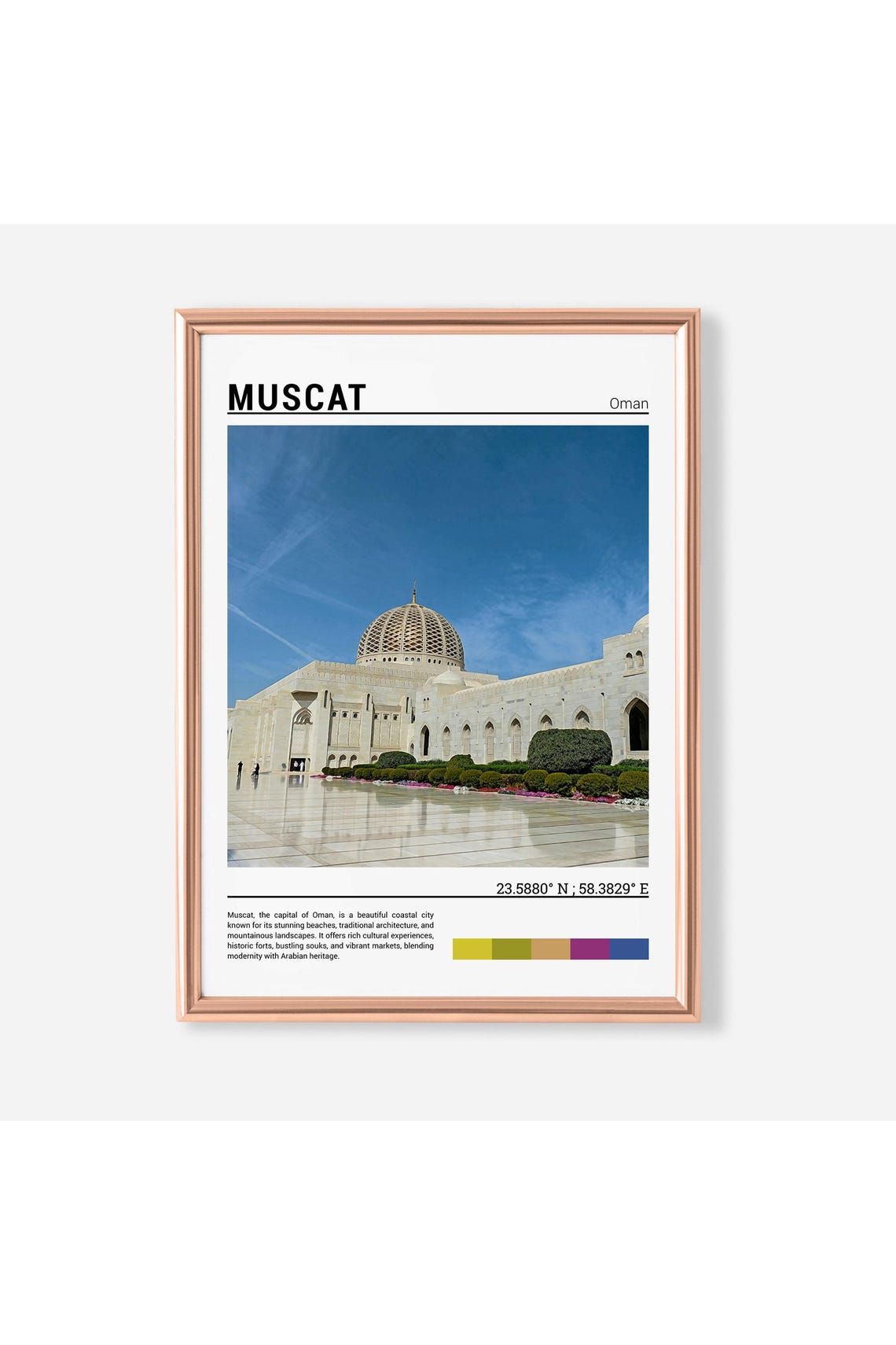 Muscat Print Muscat Poster Muscat Wall Art Muscat Travel Muscat Art Muscat Photo Muscat Oman