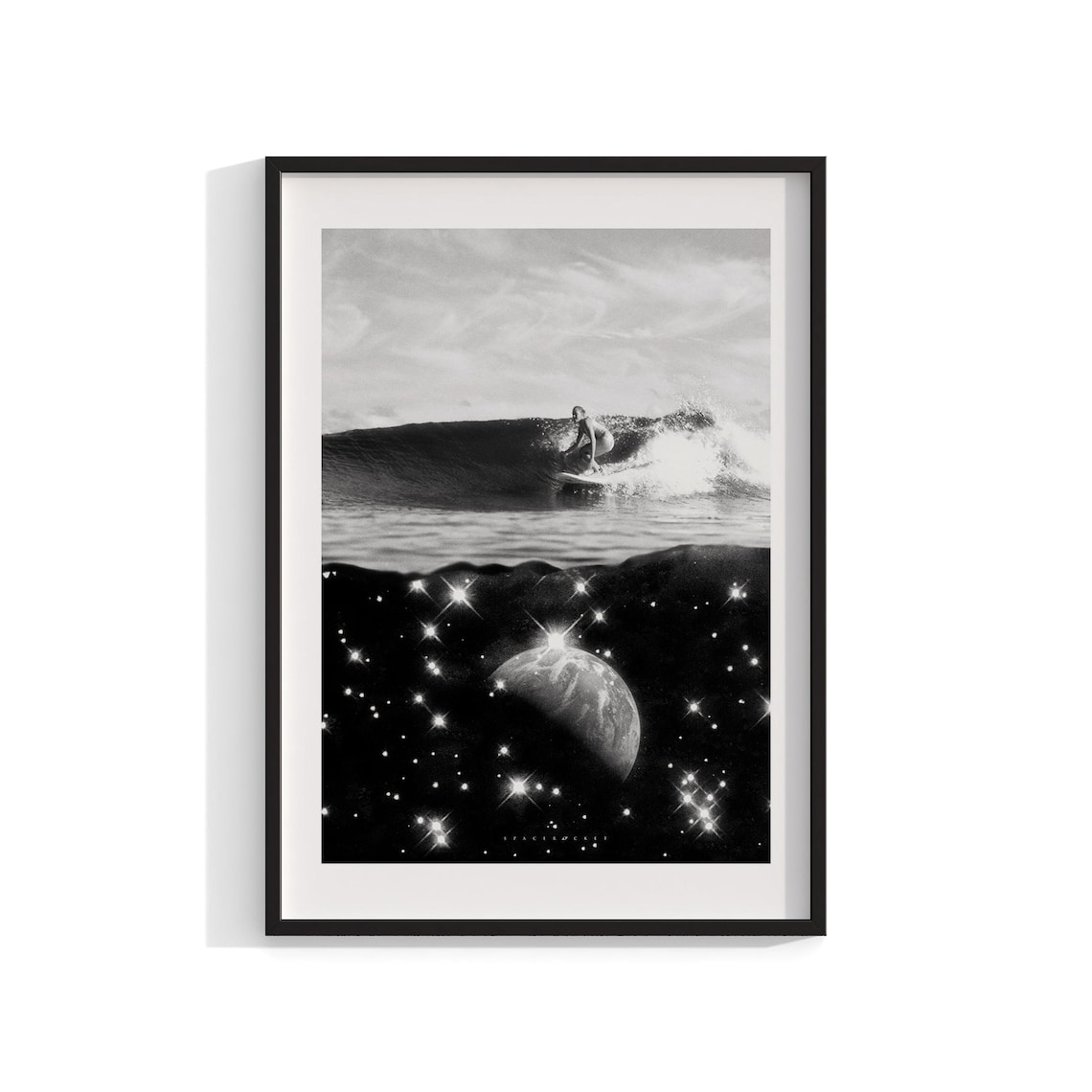 Framed Wall Art Modern Print Surreal Scene Home Decor Housewarming Gift Art Prints